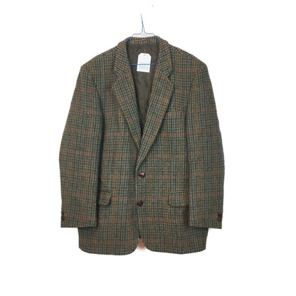 VIN-OUTW-33409 Vintage σακάκι μάλλινο Harris Tweed size:52