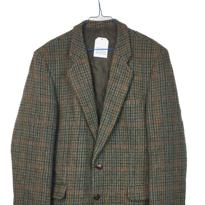 VIN-OUTW-33409 Vintage σακάκι μάλλινο Harris Tweed size:52