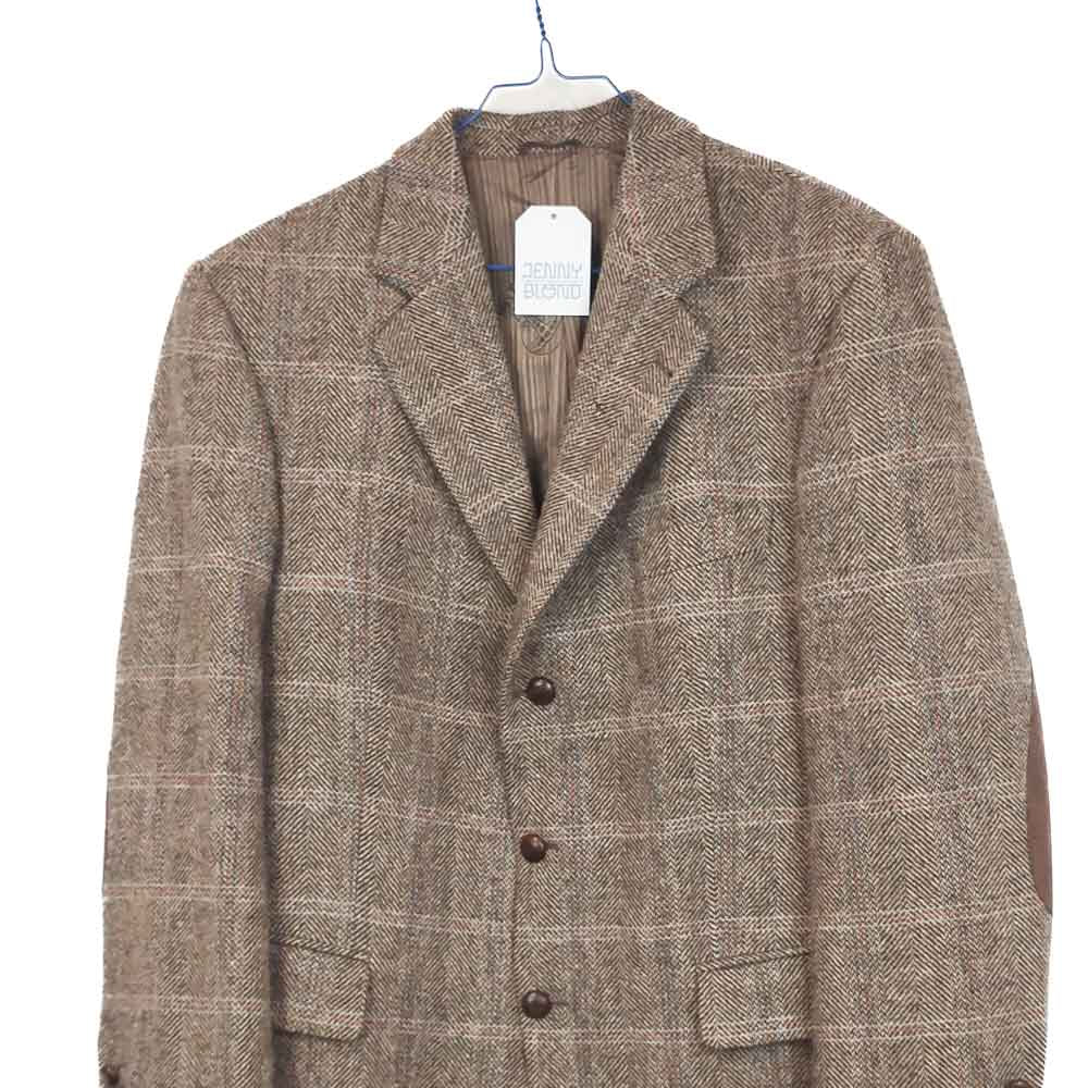 VIN-OUTW-34276 Vintage σακάκι μάλλινο Harris Tweed