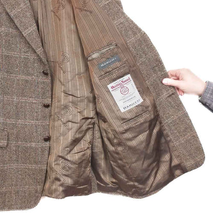 VIN-OUTW-34276 Vintage σακάκι μάλλινο Harris Tweed