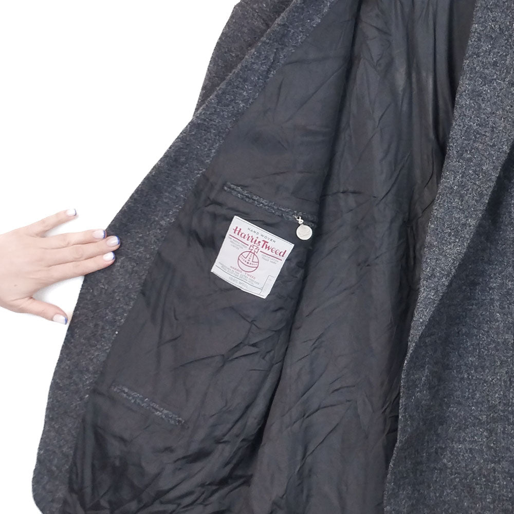 VIN-OUTW-33514 Vintage σακάκι μάλλινο Harris Tweed