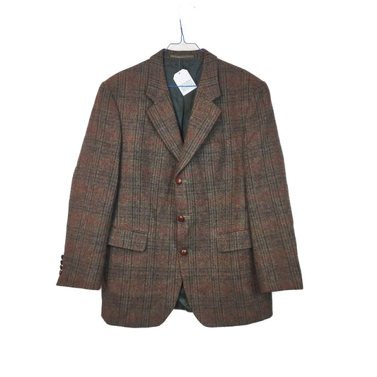 VIN-OUTW-33410 Vintage σακάκι μάλλινο Harris Tweed size:26