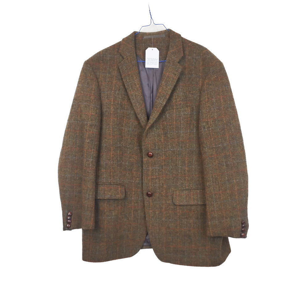 VIN-OUTW-34277 Vintage σακάκι μάλλινο Harris Tweed