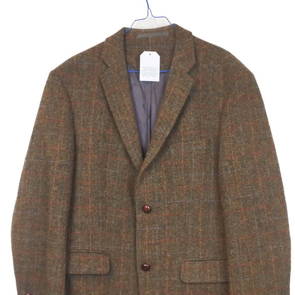 VIN-OUTW-34277 Vintage σακάκι μάλλινο Harris Tweed