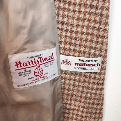 VIN-OUTW-26325 Vintage αυθεντικό σκωτσέζικο Harris tweed σακάκι L-XL