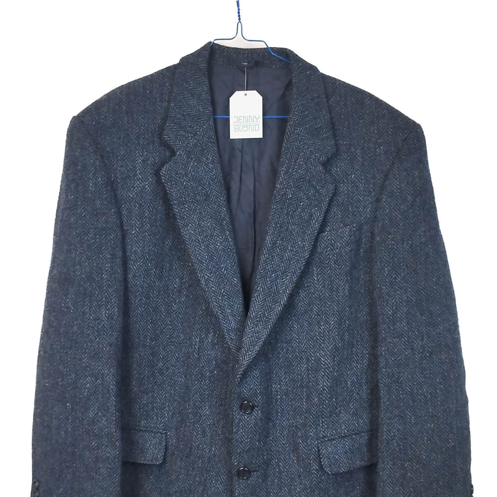 VIN-OUTW-33417 Vintage σακάκι μάλλινο Harris Tweed