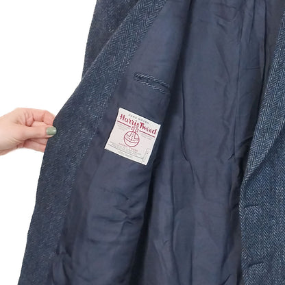 VIN-OUTW-33417 Vintage σακάκι μάλλινο Harris Tweed