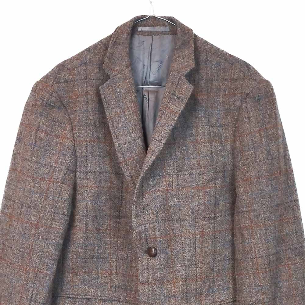 VIN-OUTW-33516 Vintage σακάκι μάλλινο Harris Tweed