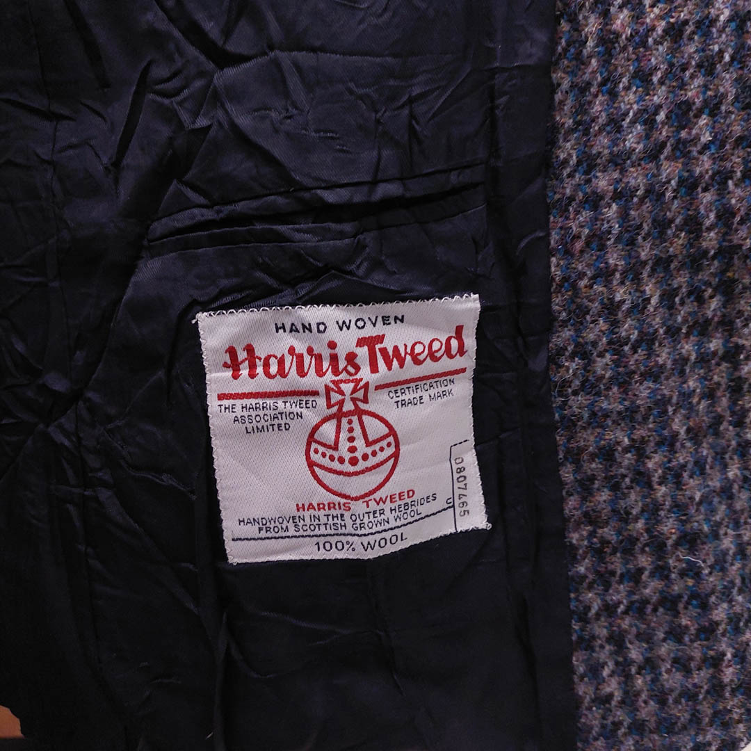 VIN-OUTW-22323 Vintage αυθεντικό σκωτσέζικο Harris tweed σακάκι