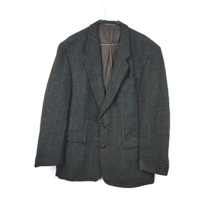 VIN-OUTW-33517 Vintage σακάκι μάλλινο Harris Tweed
