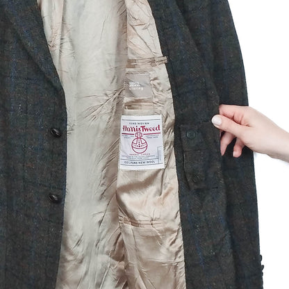VIN-OUTW-33749 Vintage σακάκι μάλλινο Harris Tweed