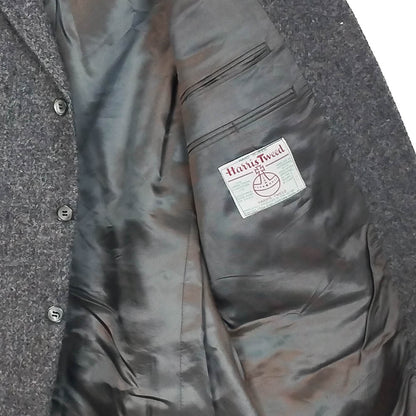 VIN-OUTW-33412 Vintage σακάκι μάλλινο Harris Tweed size:26