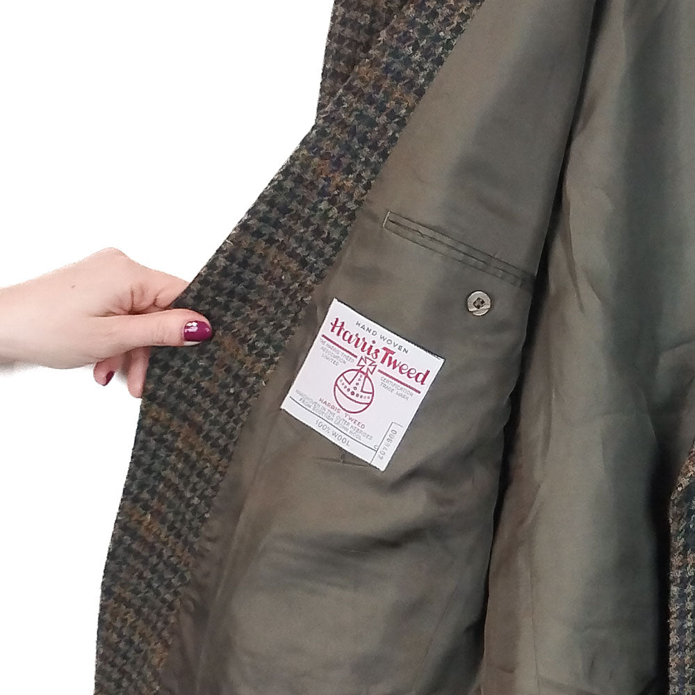 VIN-OUTW-33915 Vintage σακάκι μάλλινο Harris Tweed