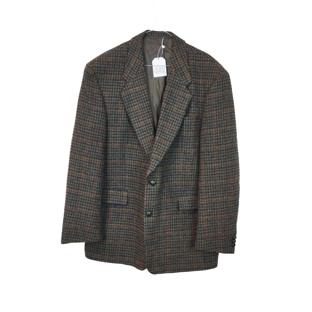 VIN-OUTW-33915 Vintage σακάκι μάλλινο Harris Tweed