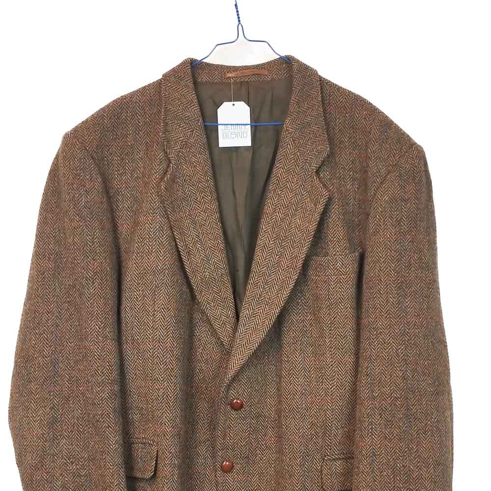 VIN-OUTW-33413 Vintage σακάκι μάλλινο Harris Tweed