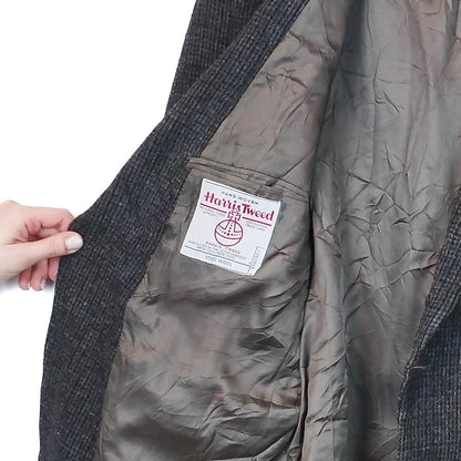 VIN-OUTW-33750 Vintage σακάκι μάλλινο Harris Tweed