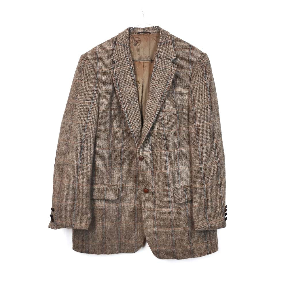 VIN-OUTW-33519 Vintage σακάκι μάλλινο Harris Tweed
