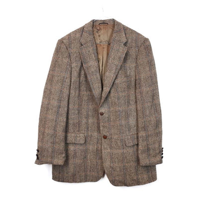 VIN-OUTW-33519 Vintage σακάκι μάλλινο Harris Tweed