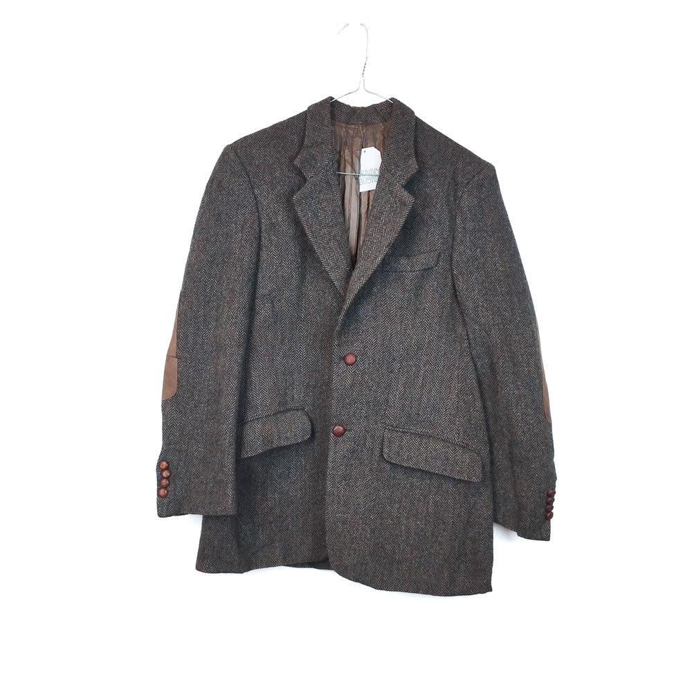 VIN-OUTW-33751 Vintage σακάκι μάλλινο Harris Tweed