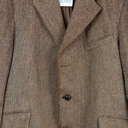 VIN-OUTW-24411 Vintage αυθεντικό σκωτσέζικο Harris tweed σακάκι