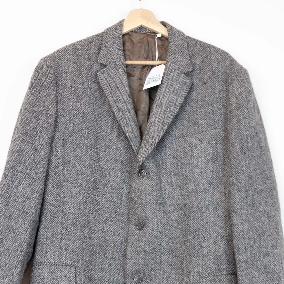 VIN-OUTW-22324 Vintage αυθεντικό σκωτσέζικο Harris tweed σακάκι