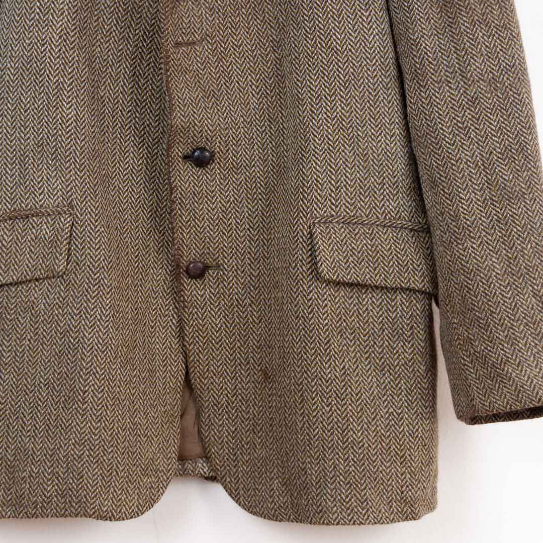 VIN-OUTW-24411 Vintage αυθεντικό σκωτσέζικο Harris tweed σακάκι