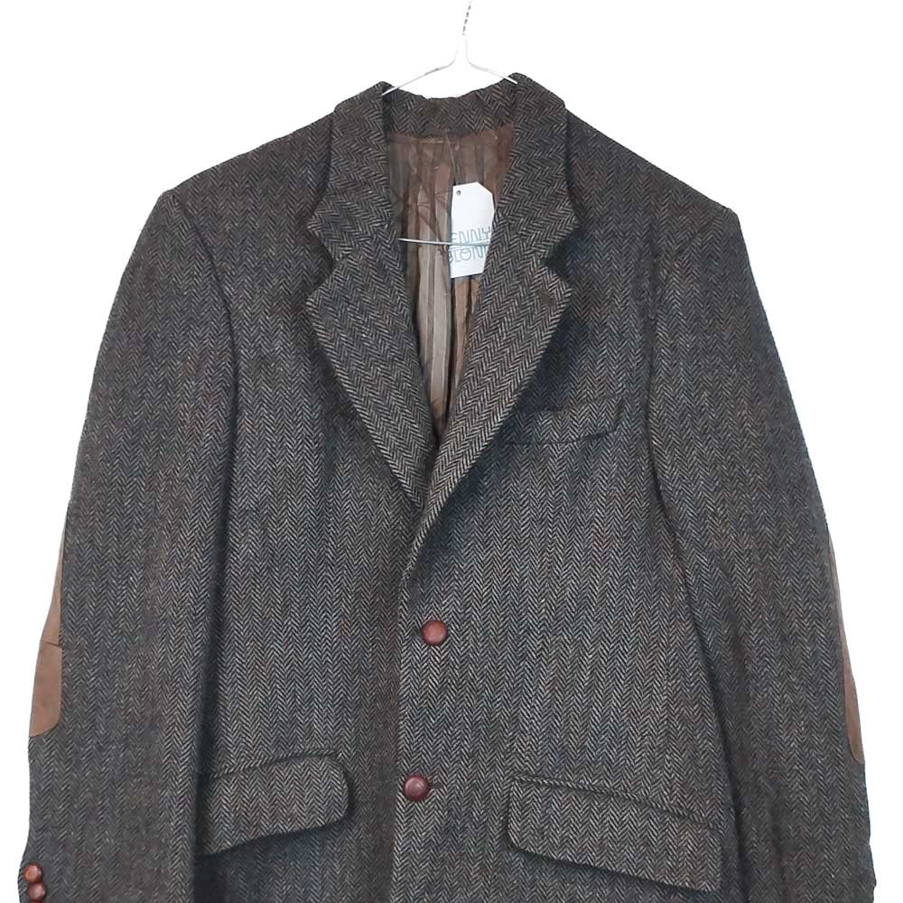 VIN-OUTW-33751 Vintage σακάκι μάλλινο Harris Tweed