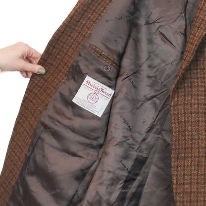 VIN-OUTW-33414 Vintage σακάκι μάλλινο Harris Tweed size: 25