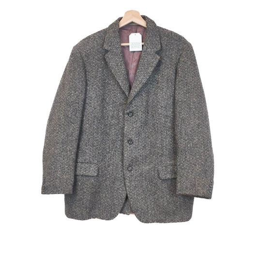 VIN-OUTW-34283 Vintage σακάκι μάλλινο Harris Tweed
