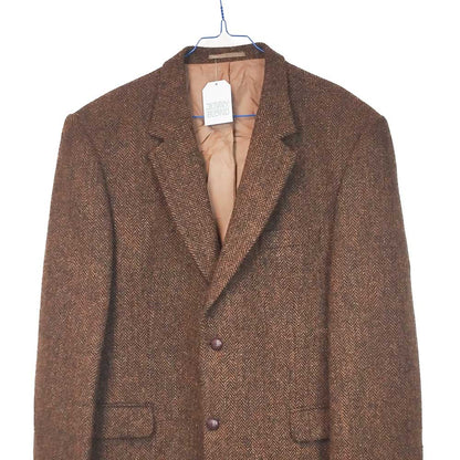 VIN-OUTW-33415 Vintage σακάκι μάλλινο Harris Tweed size: 28