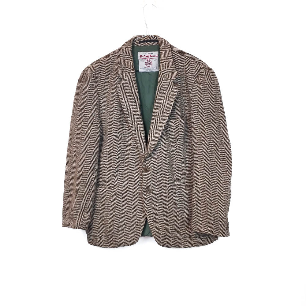 VIN-OUTW-33521 Vintage σακάκι μάλλινο Harris Tweed