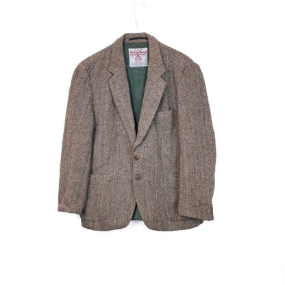 VIN-OUTW-33521 Vintage σακάκι μάλλινο Harris Tweed