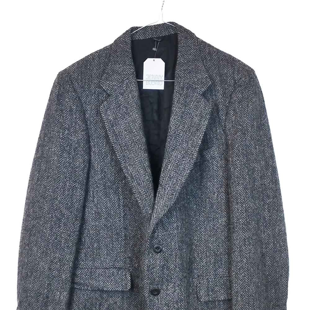 VIN-OUTW-33753 Vintage σακάκι μάλλινο Harris Tweed
