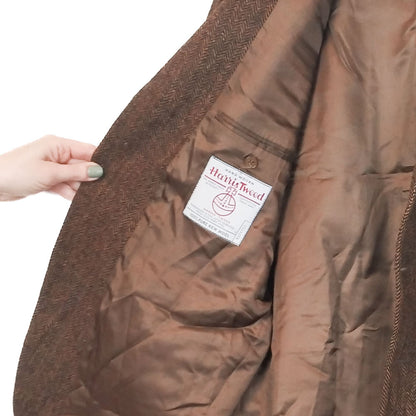 VIN-OUTW-33416 Vintage σακάκι μάλλινο Harris Tweed size: 25