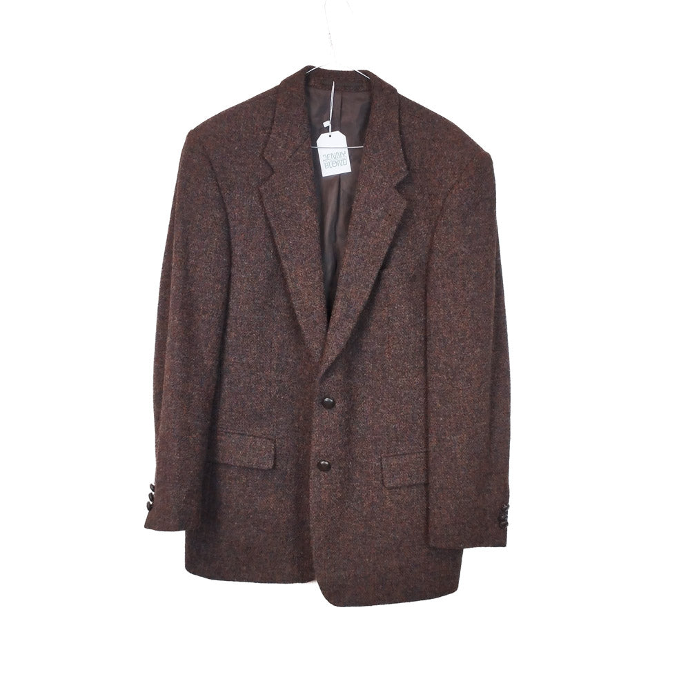 VIN-OUTW-33918 Vintage σακάκι μάλλινο Harris Tweed