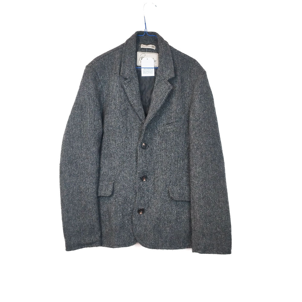 VIN-OUTW-33404 Vintage σακάκι μάλλινο Harris Tweed L