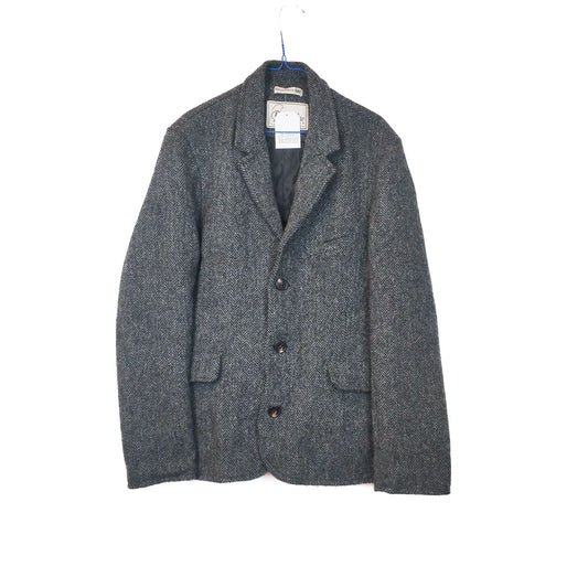 VIN-OUTW-33404 Vintage σακάκι μάλλινο Harris Tweed L