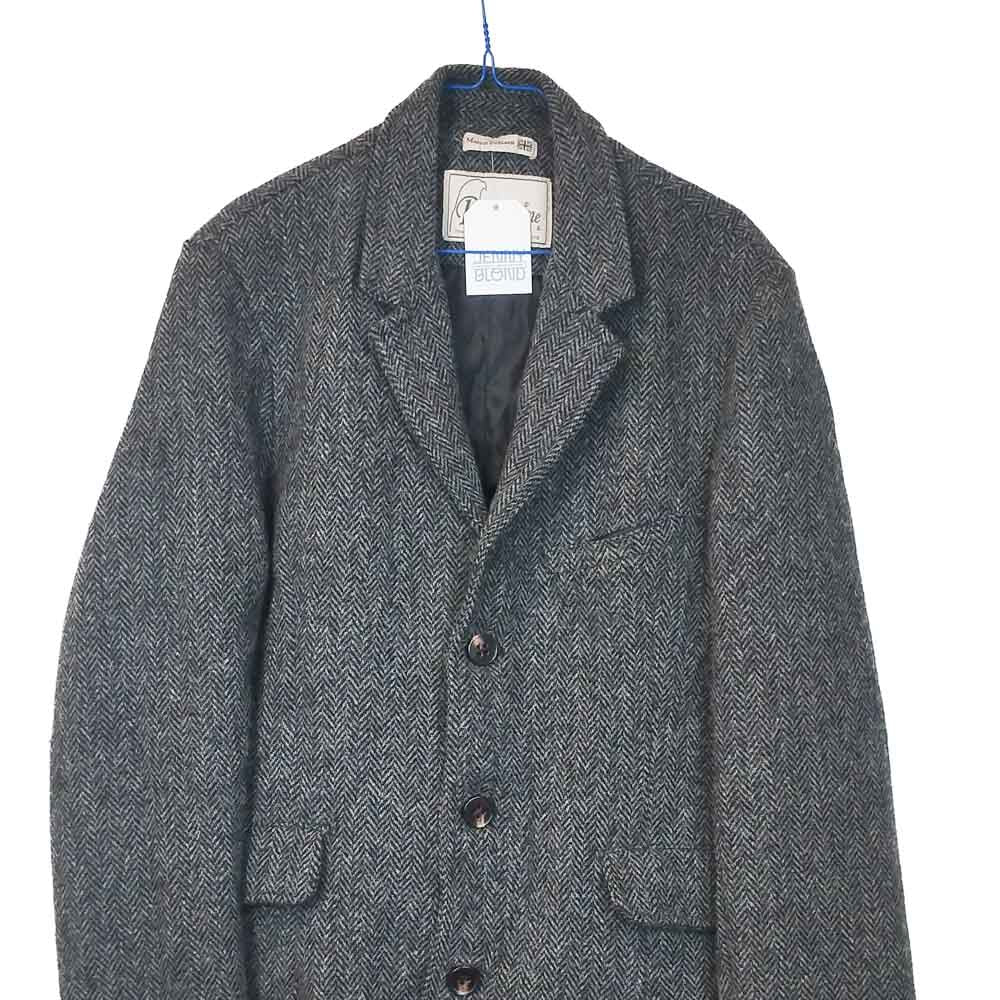 VIN-OUTW-33404 Vintage σακάκι μάλλινο Harris Tweed L