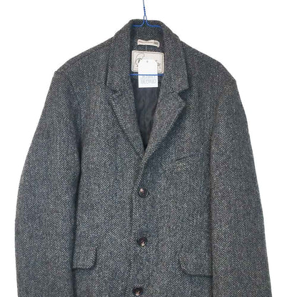 VIN-OUTW-33404 Vintage σακάκι μάλλινο Harris Tweed L