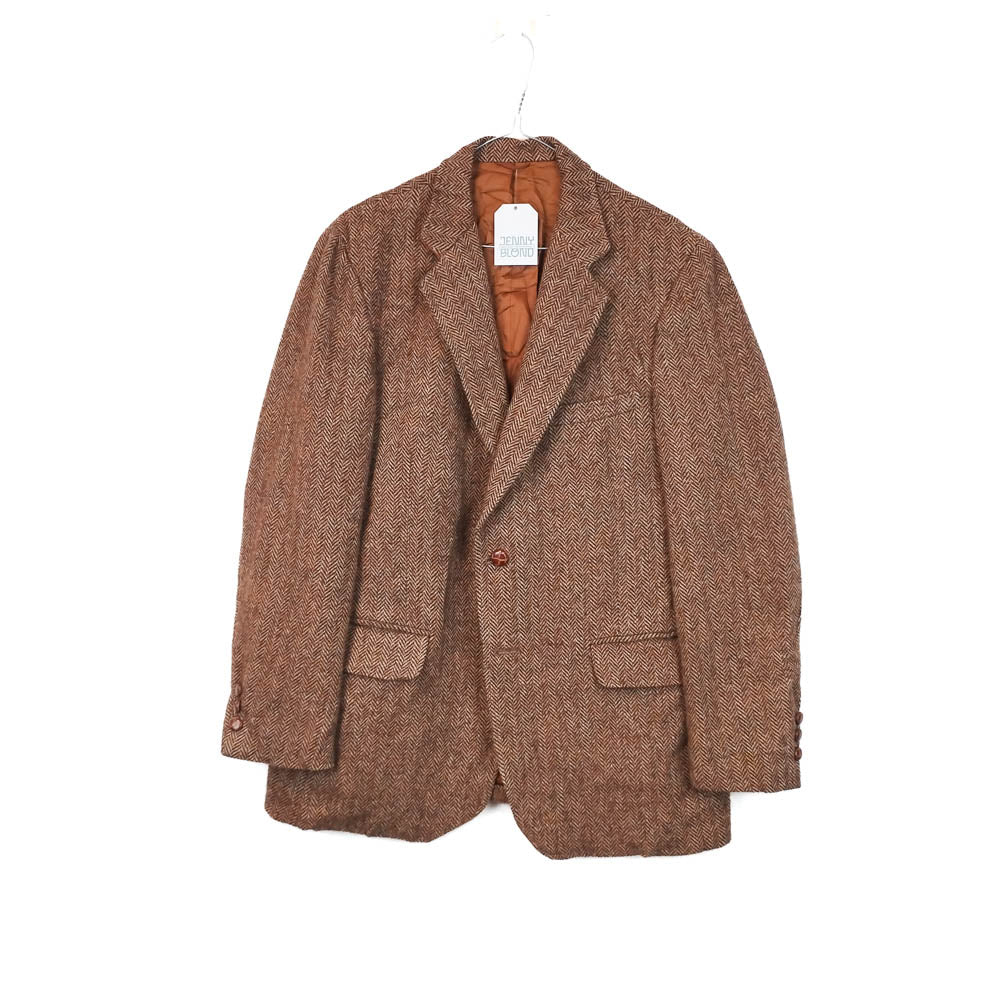 VIN-OUTW-33754 Vintage σακάκι μάλλινο Harris Tweed