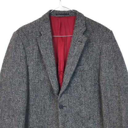 VIN-OUTW-33523 Vintage σακάκι μάλλινο Harris Tweed