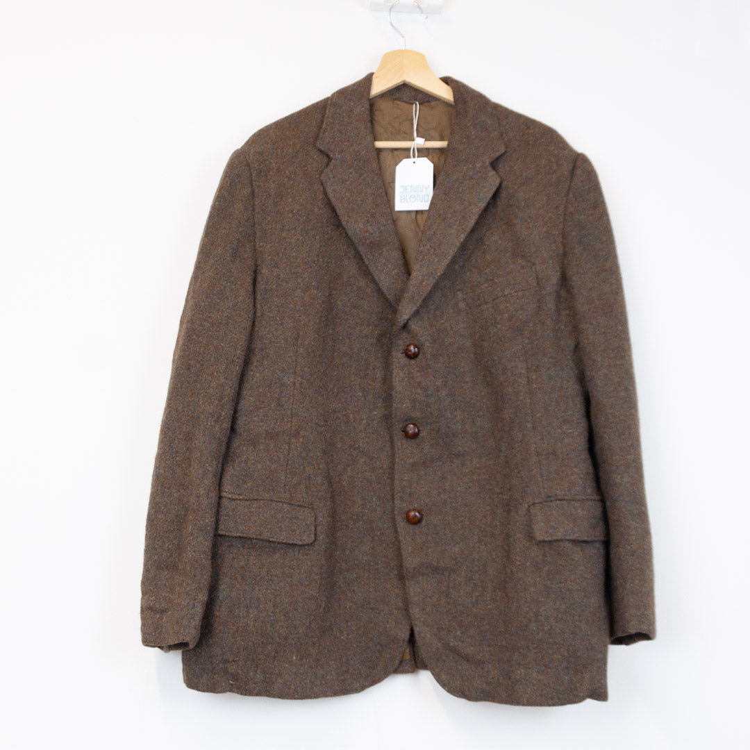 VIN-OUTW-23035 Vintage αυθεντικό σκωτσέζικο Harris tweed σακάκι
