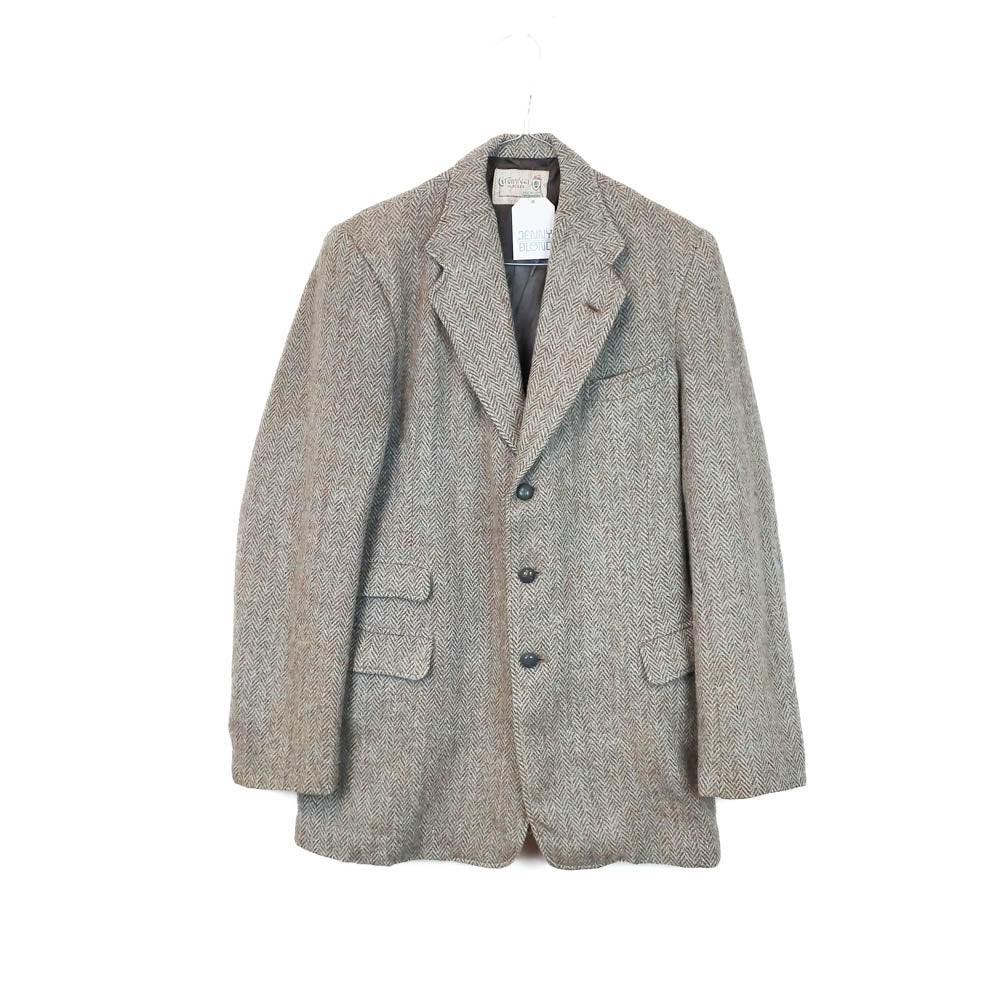 VIN-OUTW-33755 Vintage σακάκι μάλλινο Harris Tweed