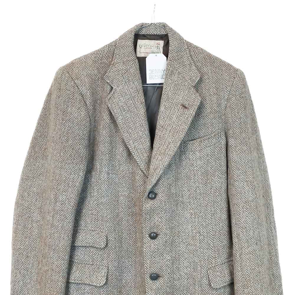 VIN-OUTW-33755 Vintage σακάκι μάλλινο Harris Tweed