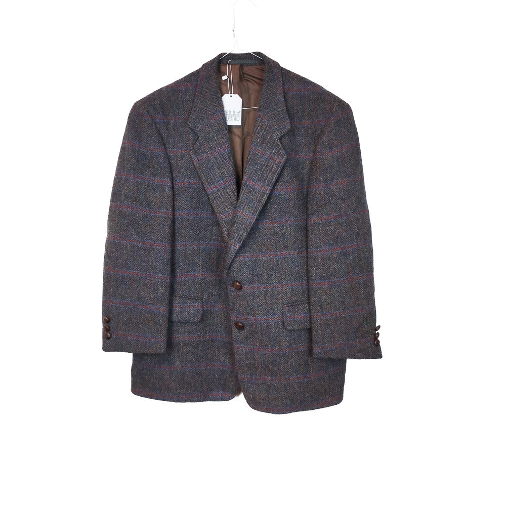 VIN-OUTW-33919 Vintage σακάκι μάλλινο Harris Tweed
