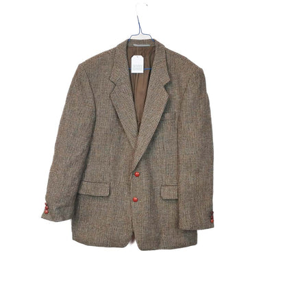 VIN-OUTW-33308 Vintage σακάκι μάλλινο Harris Tweed size 52