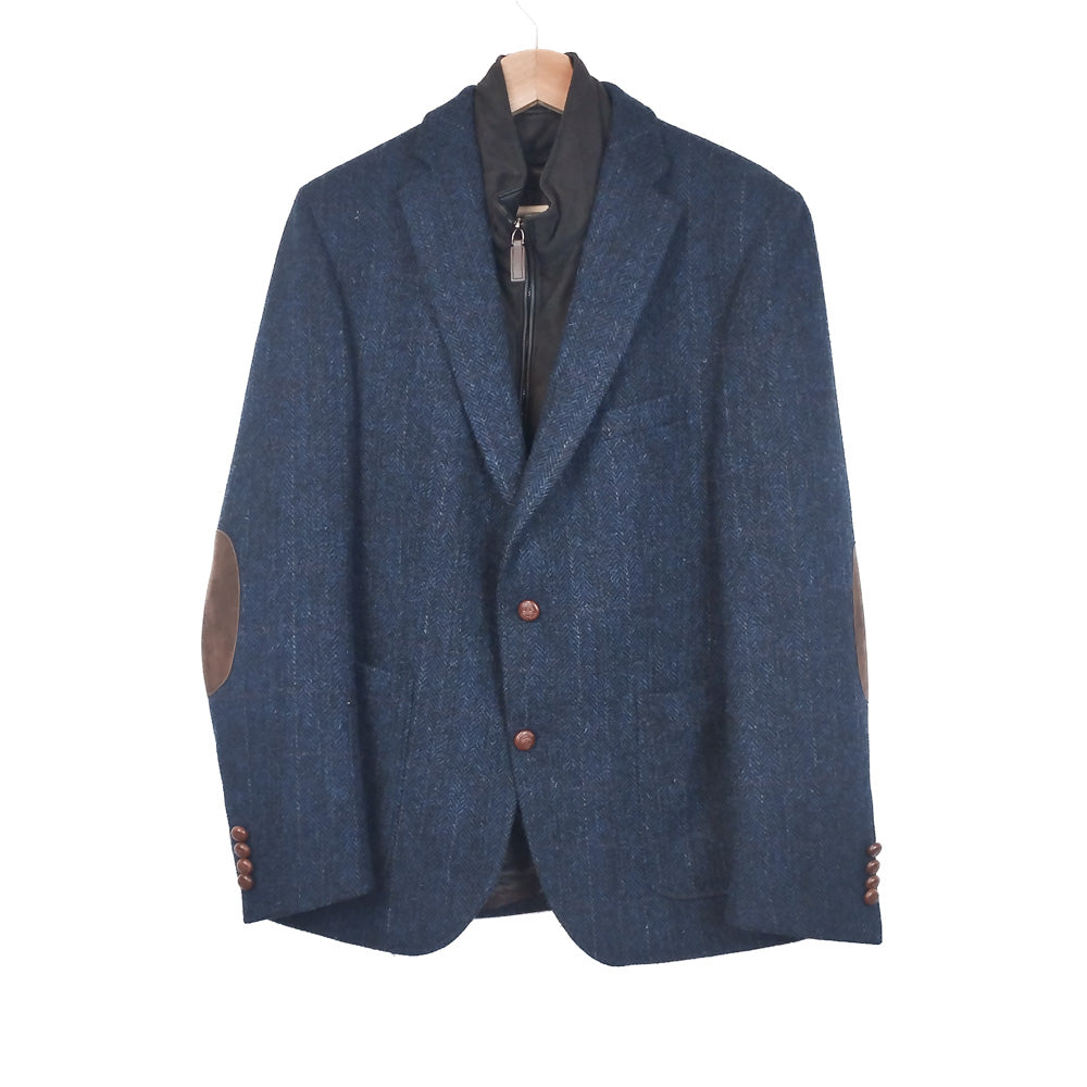 VIN-OUTW-34288 Vintage σακάκι μάλλινο Harris Tweed