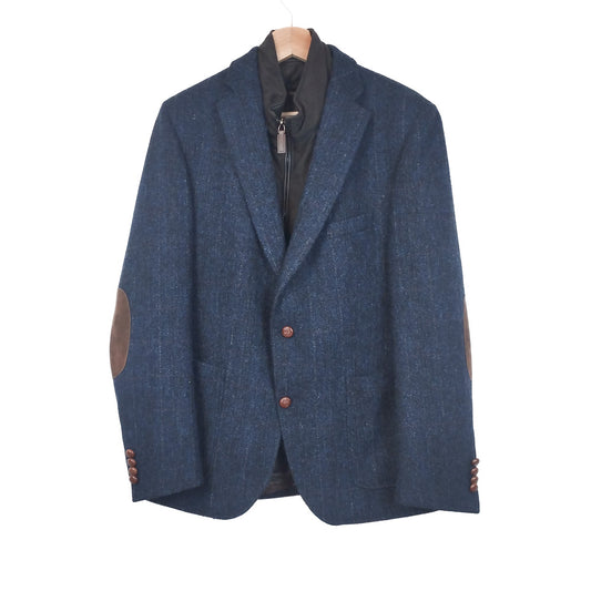 VIN-OUTW-34288 Vintage σακάκι μάλλινο Harris Tweed