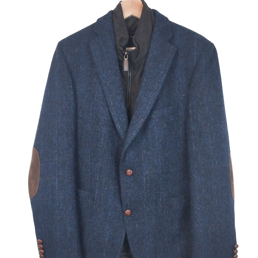 VIN-OUTW-34288 Vintage σακάκι μάλλινο Harris Tweed