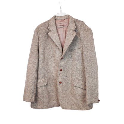 VIN-OUTW-33525 Vintage σακάκι μάλλινο Harris Tweed